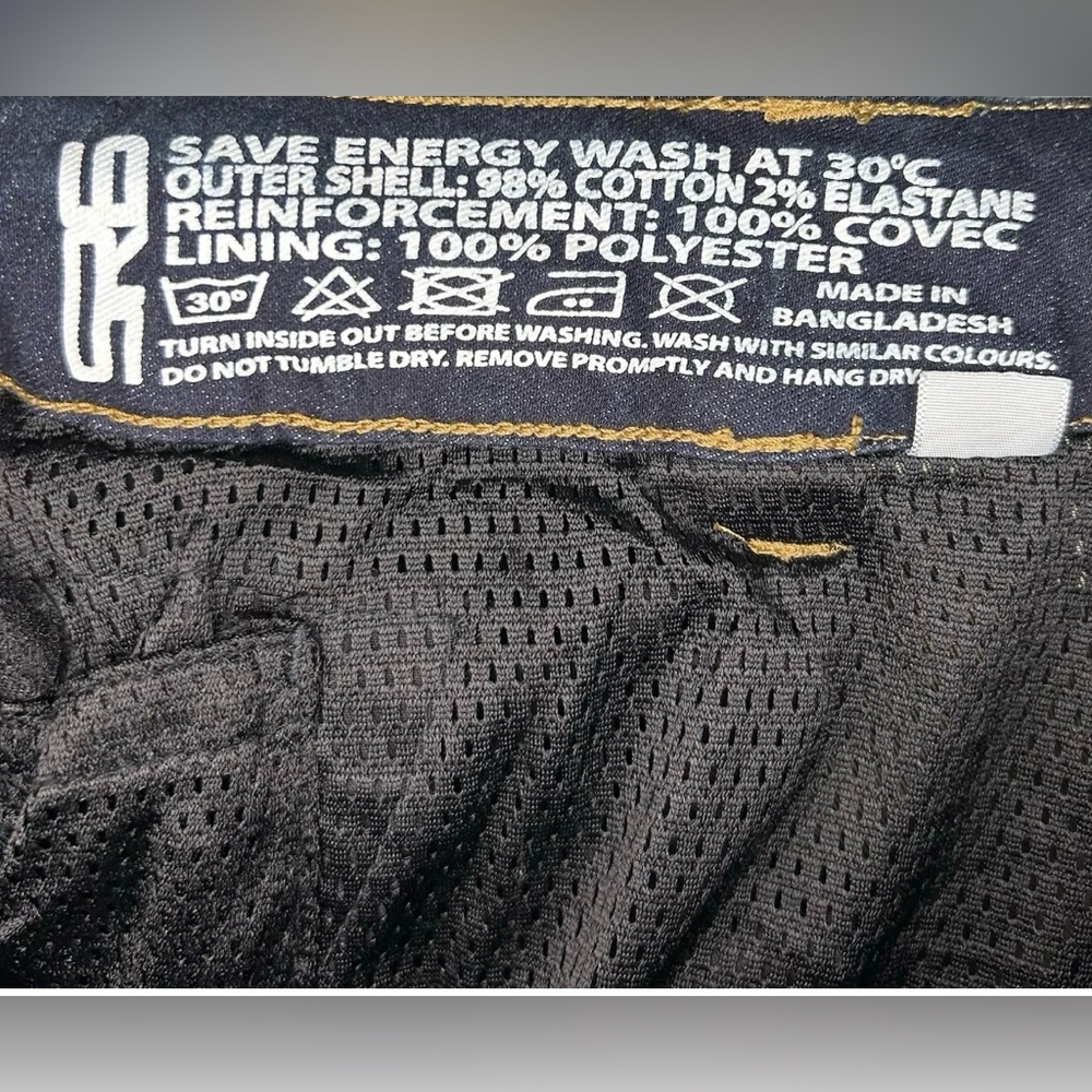 Bull-it SR6 Motorcycle Jeans Vintage Blue Covec Padded Women’s Size 10 US - Picture 10 of 13
